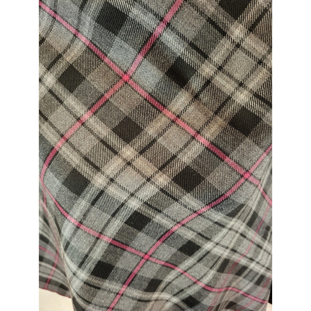 Heart‎ Of The Highlansa Yvonne Macrae Gray Reversible Poncho Wool - Picture 2 of 4